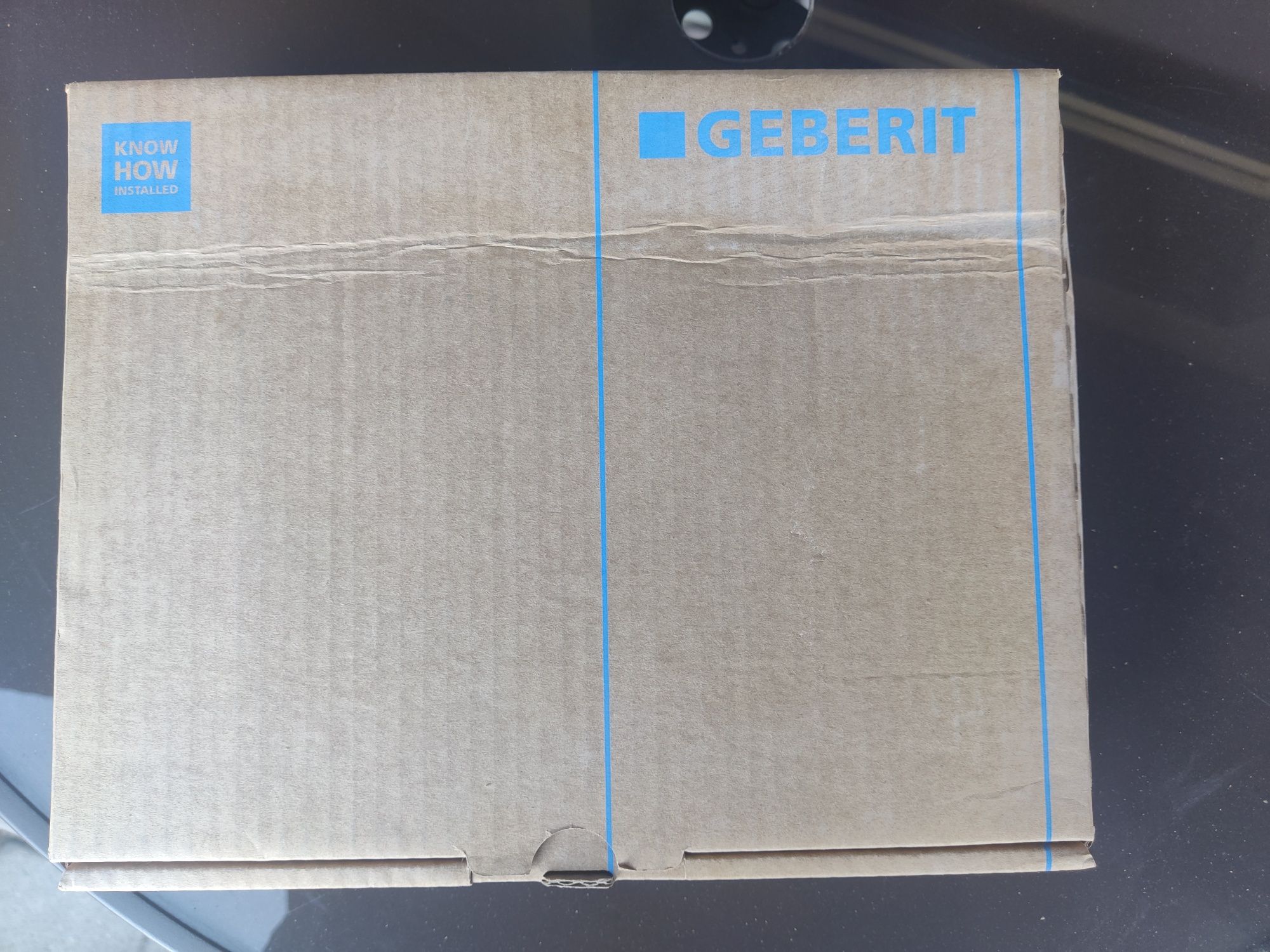 Geberit Sigma60 Przycisk WC prostokątny szkło białe 115.640.SI.1
