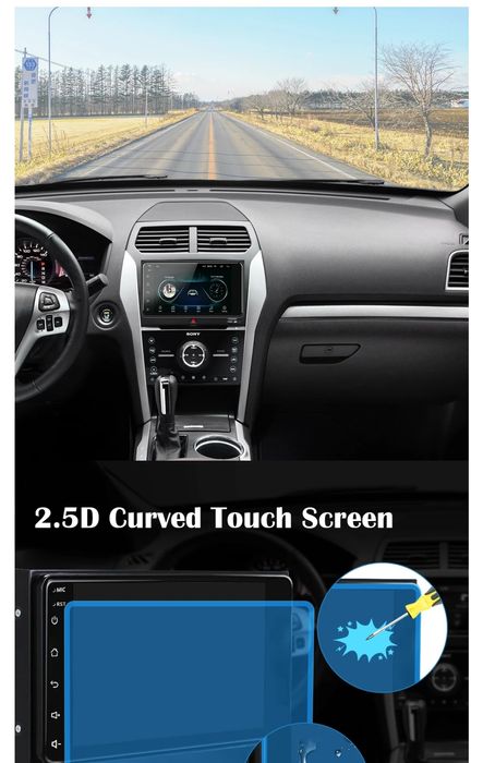 Rádio android 7 polegadas Toyota Corolla WiFi Touch GPS Bluetooth NOVO