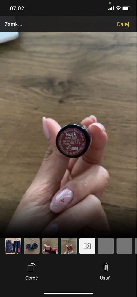 Zestaw pomadek odcienie czerwieni
