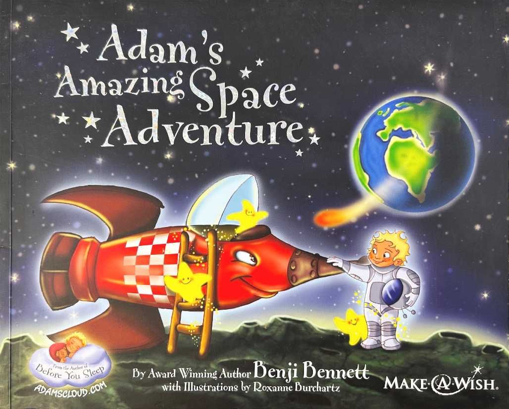 Adams Amazing Space Adventure książka dla dzieci po angielsku