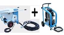 Aluguer Máquina de projetar reboco + compressor - ao dia desde
