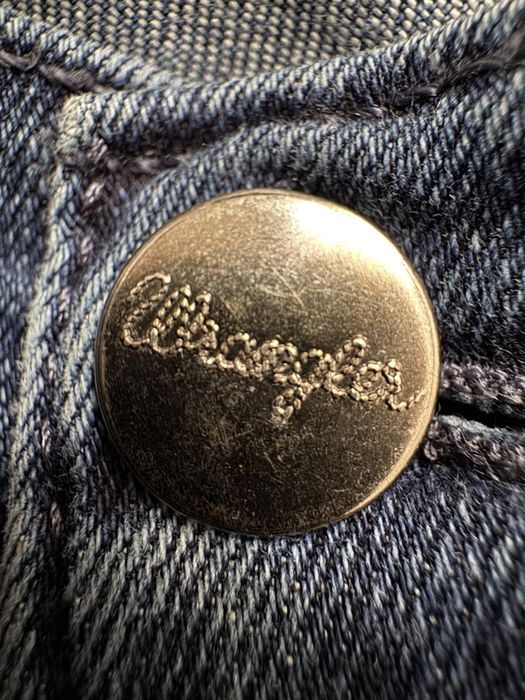 Wrangler High Skinny W26 L30 ciemne rurki