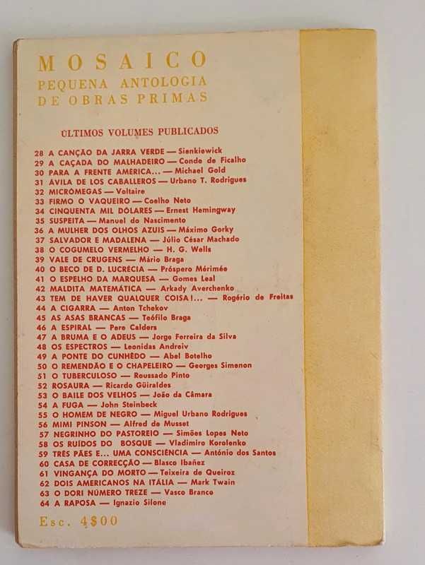 Mosaico o fruto proibido livro Rodrigo paganino antigo
