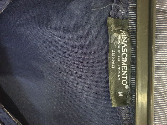 Top azul Rinascimento