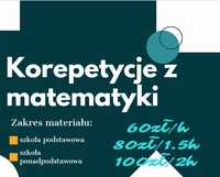 Korepetycje z matematyki SOSNOWIEC :)