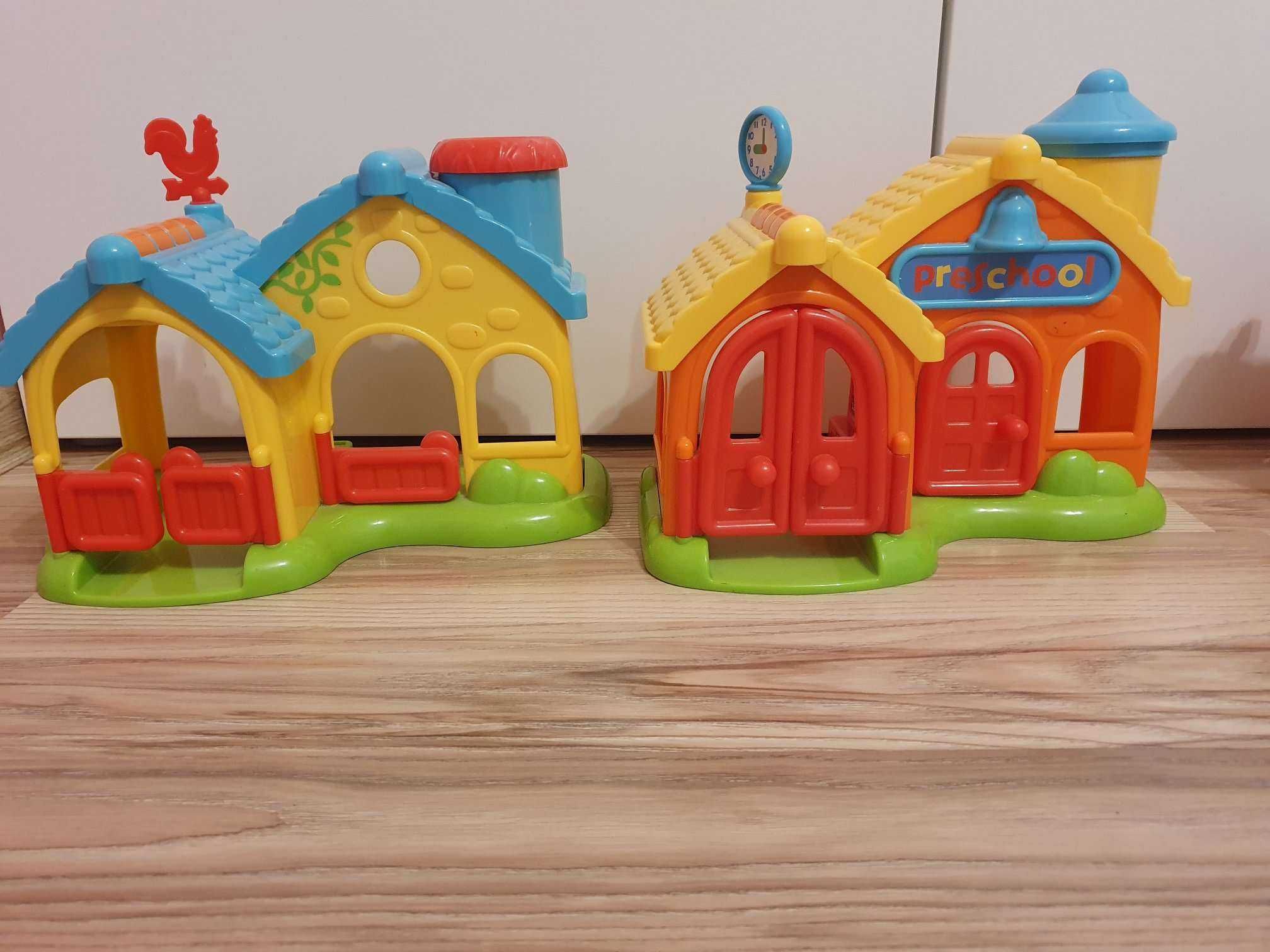 ELC Little People 10 FIGUREK Domek 6 SZTUK Farma Zwierzęta Grające