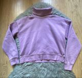 Bluza z golfem w pieknym fioletowym odcieniu S