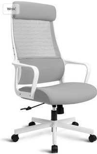 Nowe ergonomiczne krzesło Biurowe Melokea kolor turkus