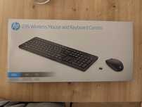Nowa klawiatura bezprzewodowa + mysz HP 235 + baterie