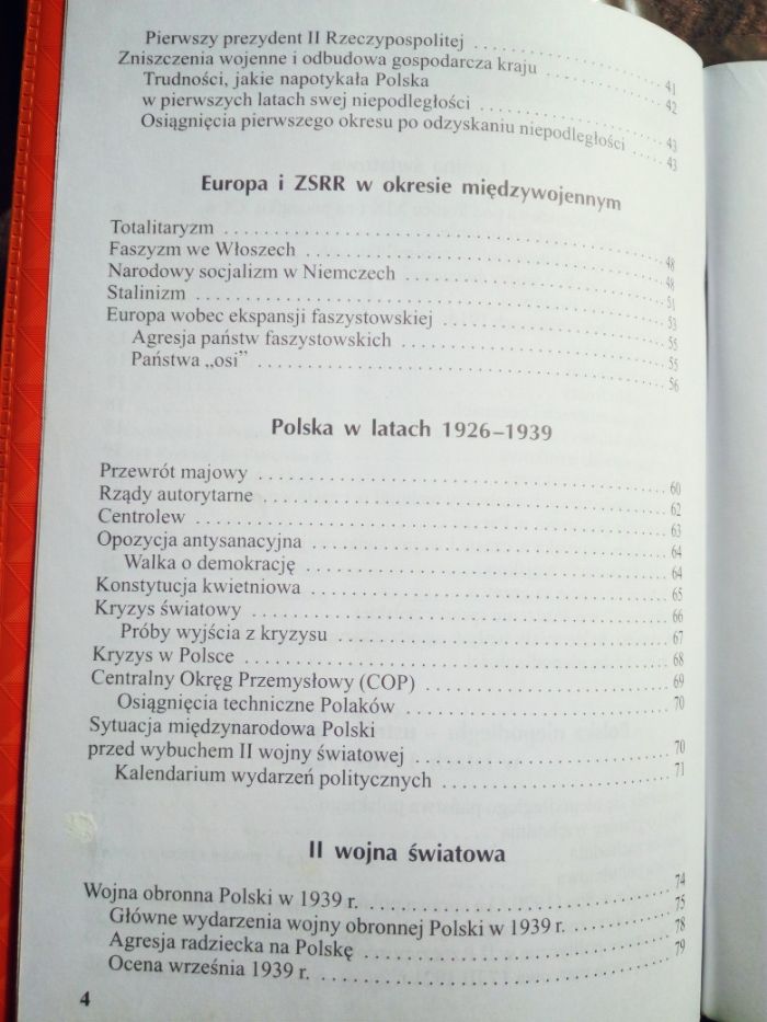 Elżbieta Nowak, Historia dla kl. 8