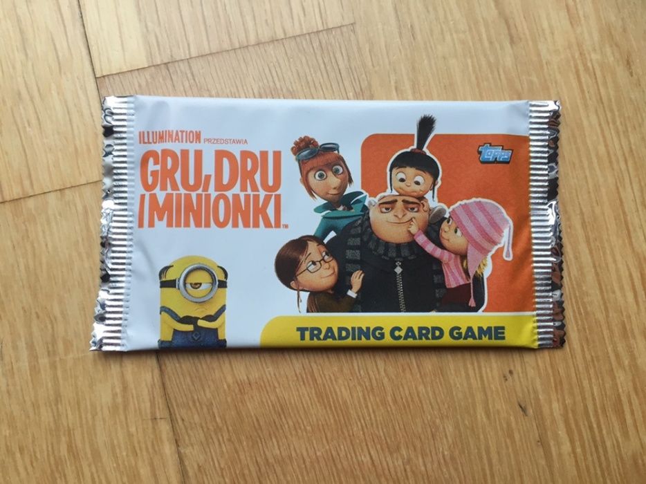 Saszetki z kartami Gru, Dru i minionki