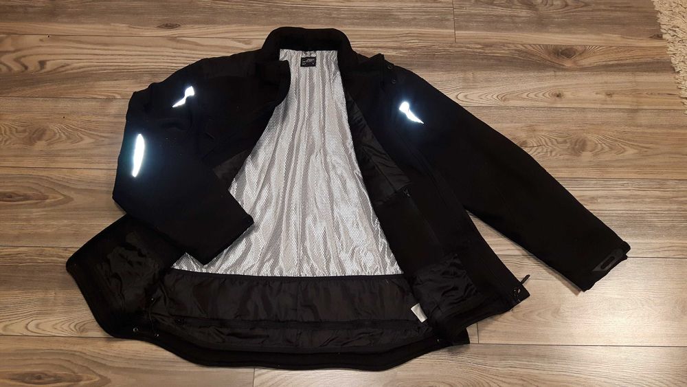 JAMES & NICHOLSON męska kurtka robocza typu softshell czarna rozm. XL