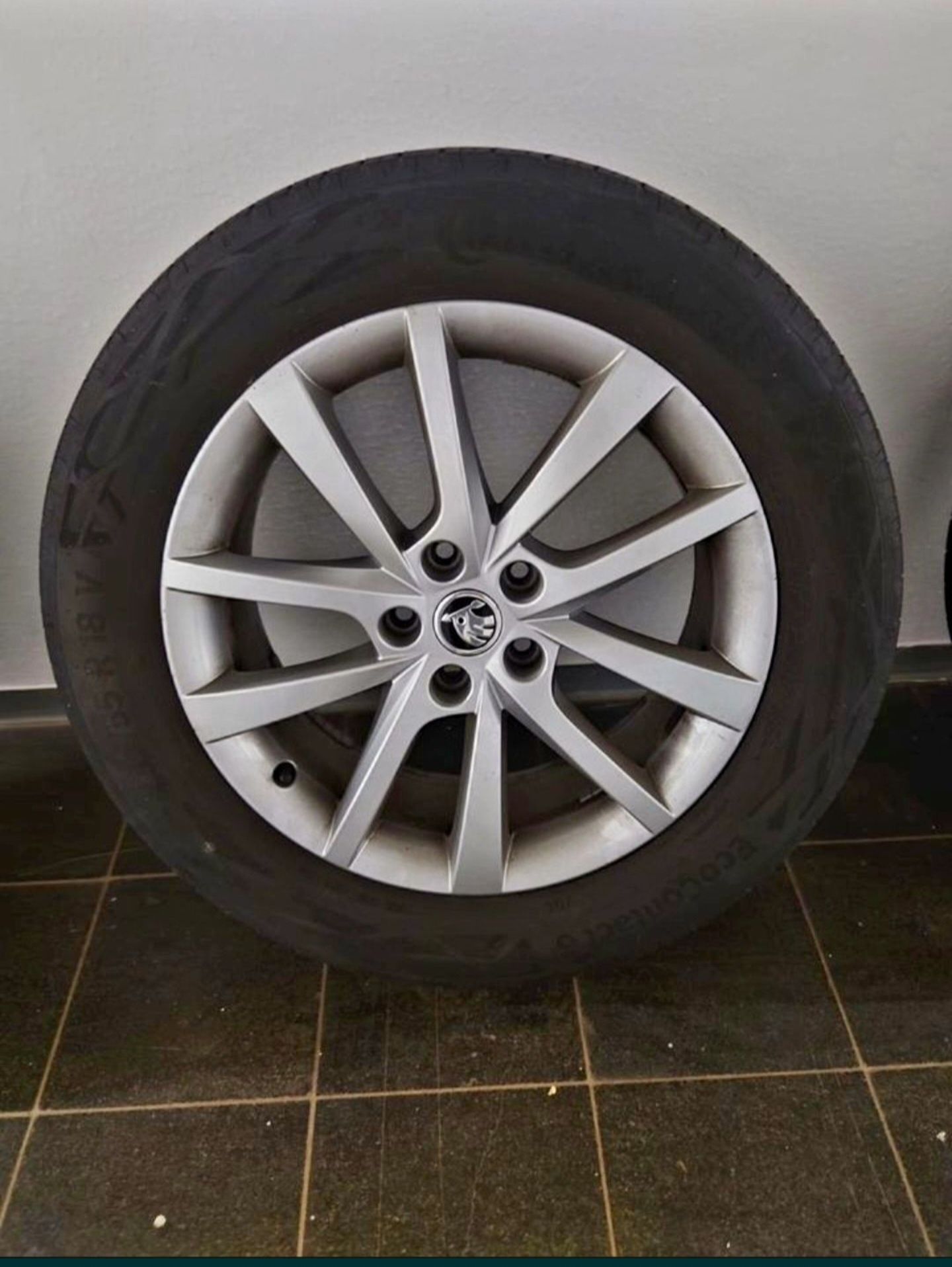 Felgi skoda z oponami continental