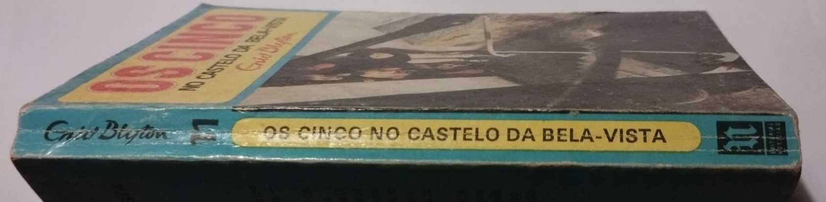 Os Cinco no Castelo da Bela-Vista - Livro Usado Com a Capa Desgastada