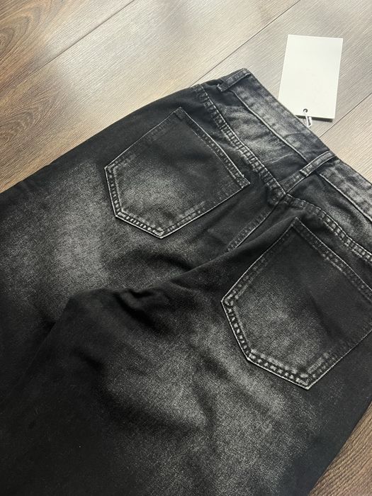 Широкі Джинси Jaded London Baggy Штани Джинсові Чорні Обрізані Y2K SK8