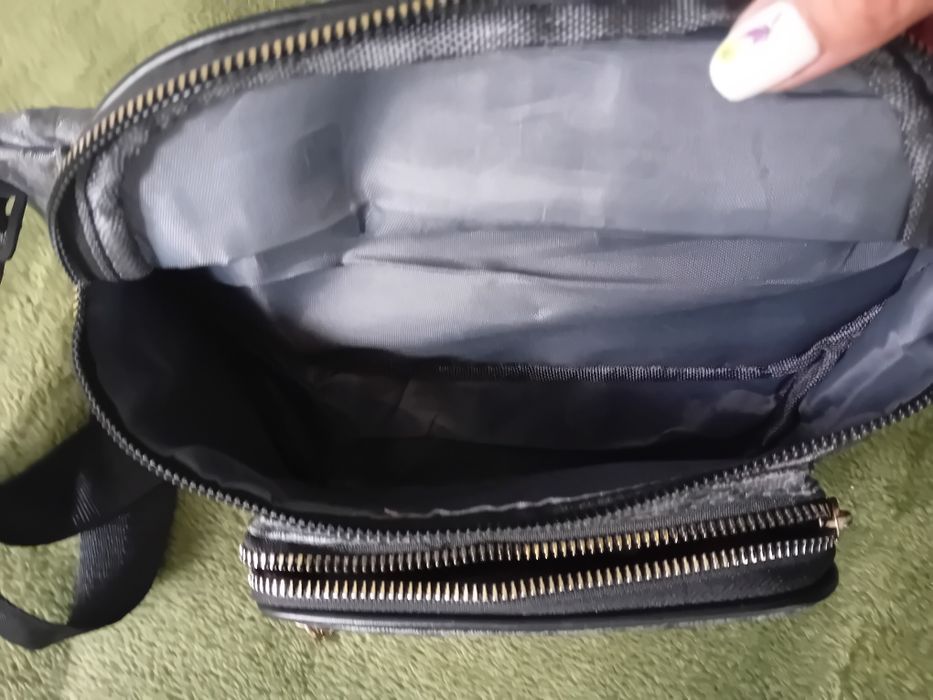 Nerka torba na biodra szara