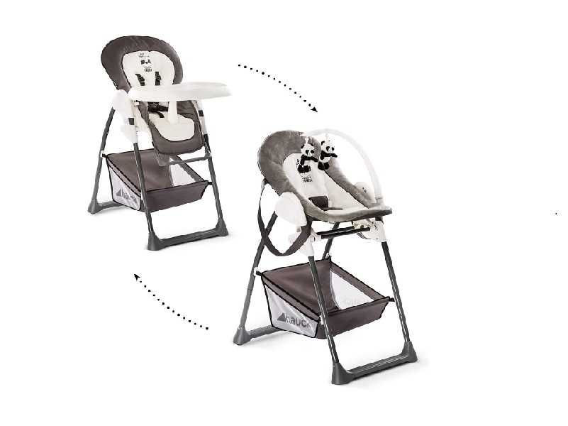 Високий стільчик для годування Hauck Sit N Relax 2 в 1 з люлькою