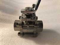 Zawór kulowy 1/2", pod napęd ISO 5211, nierdzewny (INOX), AISI A316
