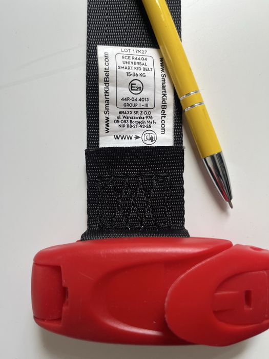 Smart kid belt klips do regulacji pasow bezpieczeństwa dla dzieci