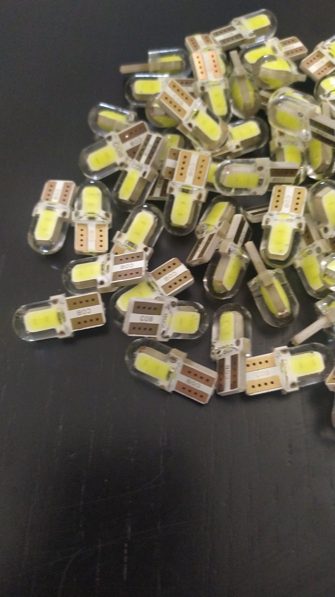 Leds T10 cob canbus