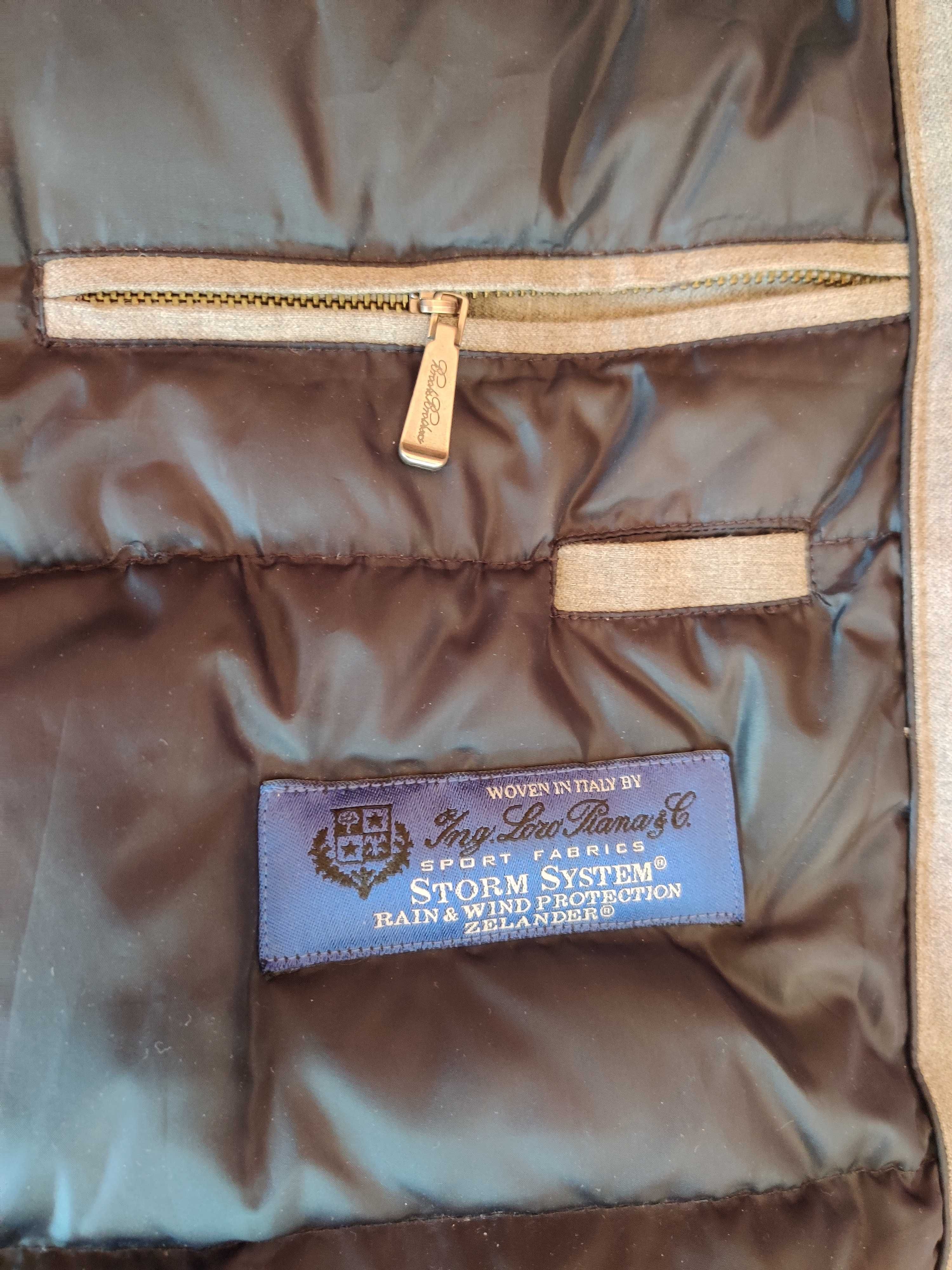 Пуховик Brooks Brothers из шерсти Loro Piana
