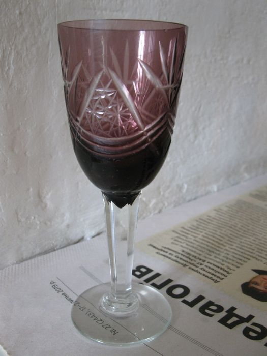 Рюмки СССР розовое стекло