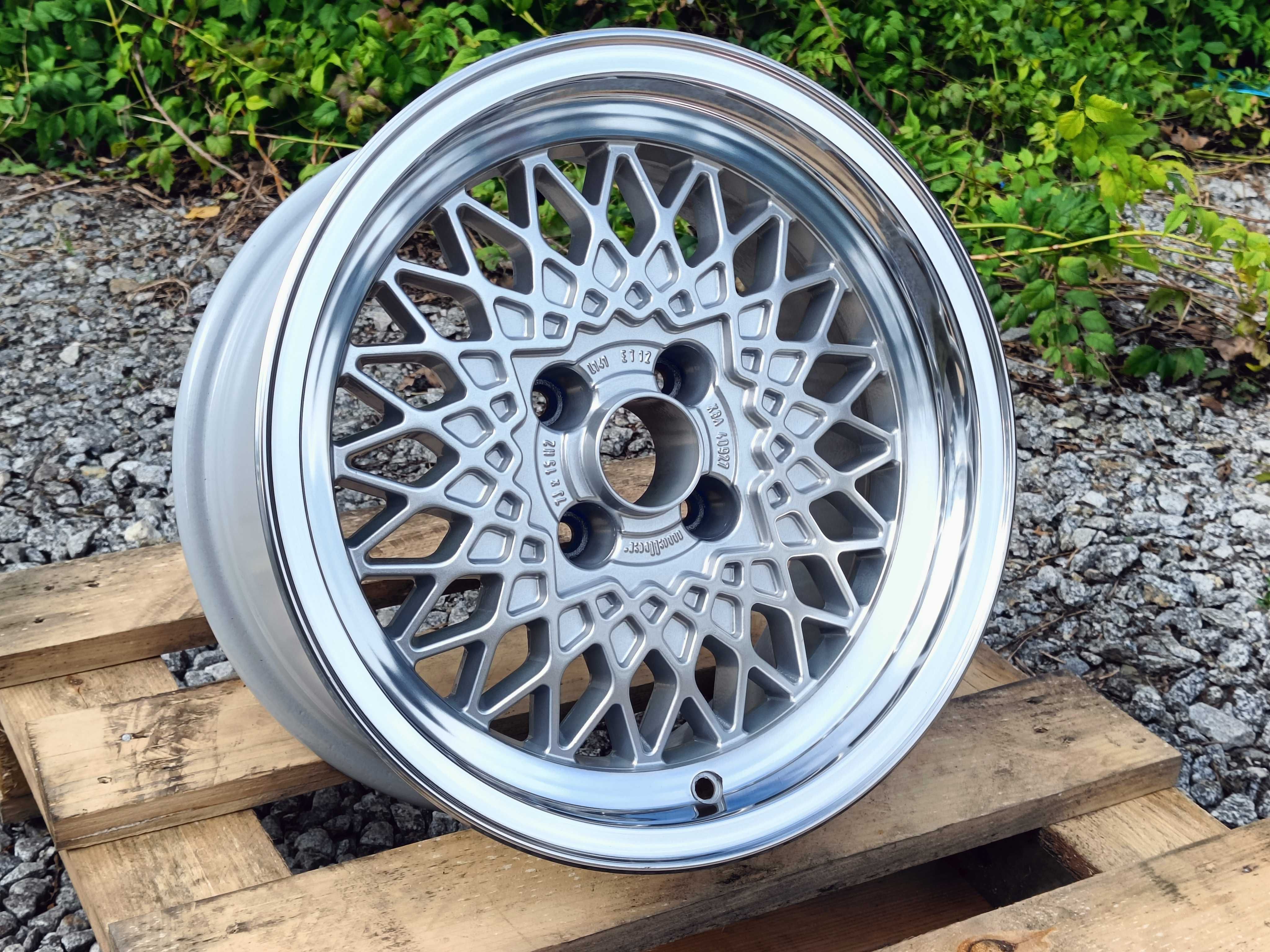 Oryginalne felgi Melber 15" 4x100 7J ET12 BMW e30 Golf Jetta