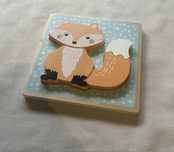 Ukladanka (puzzle) Drewniany lisek