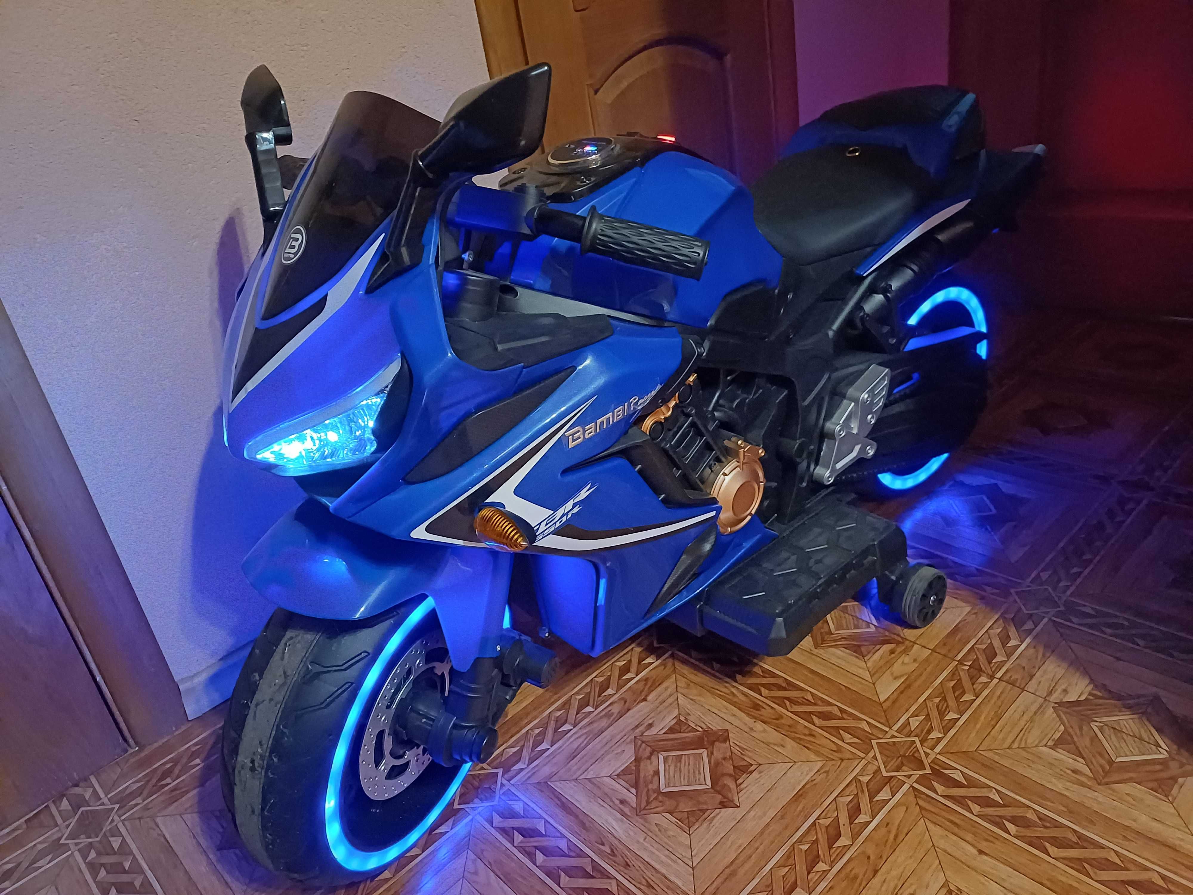 Дитячий Мотоцикл Bambi Racer синій (M 4839L-4)