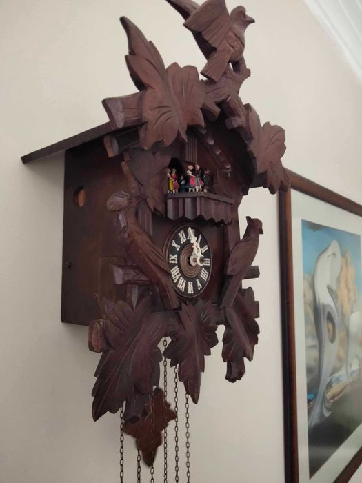 Relogio de Cuco em Madeira