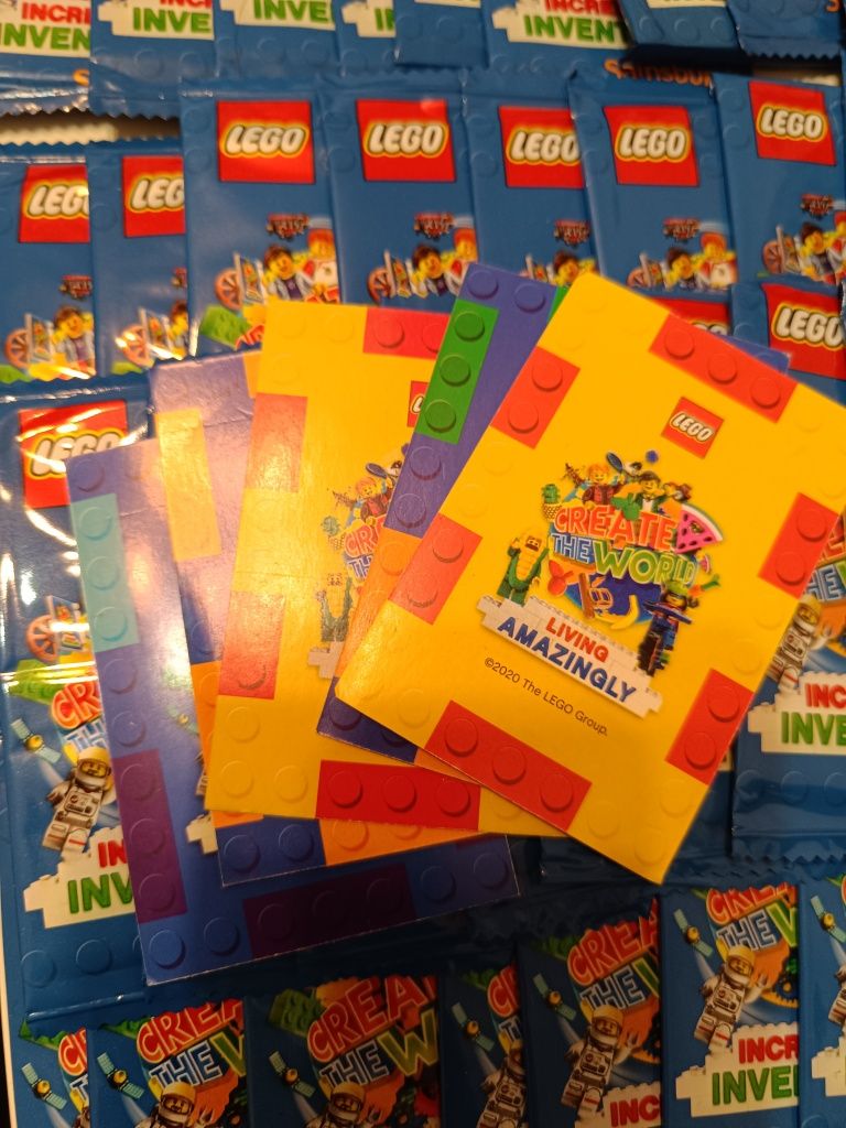 Zestaw kart LEGO Nowe 175 opakowań Cena za całość !!!