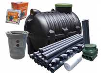 Przydomowa oczyszczalnia domowa 3000l  Marseplast 4-6 osób komplet
