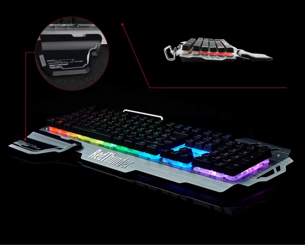 RedThunder K900 Klawiatura Półmechaniczna Gamingowa Przewodowa