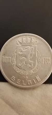 Срібна монета 100 франків