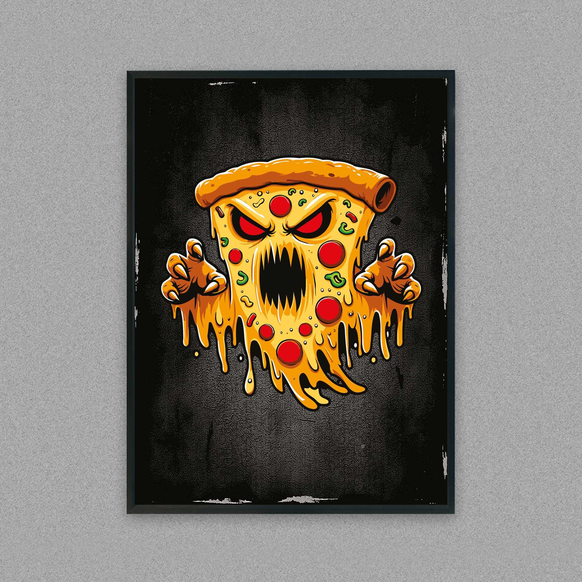 plakat pizza do kuchni, plakat do baru pizza, pizza obraz na ścianę B2