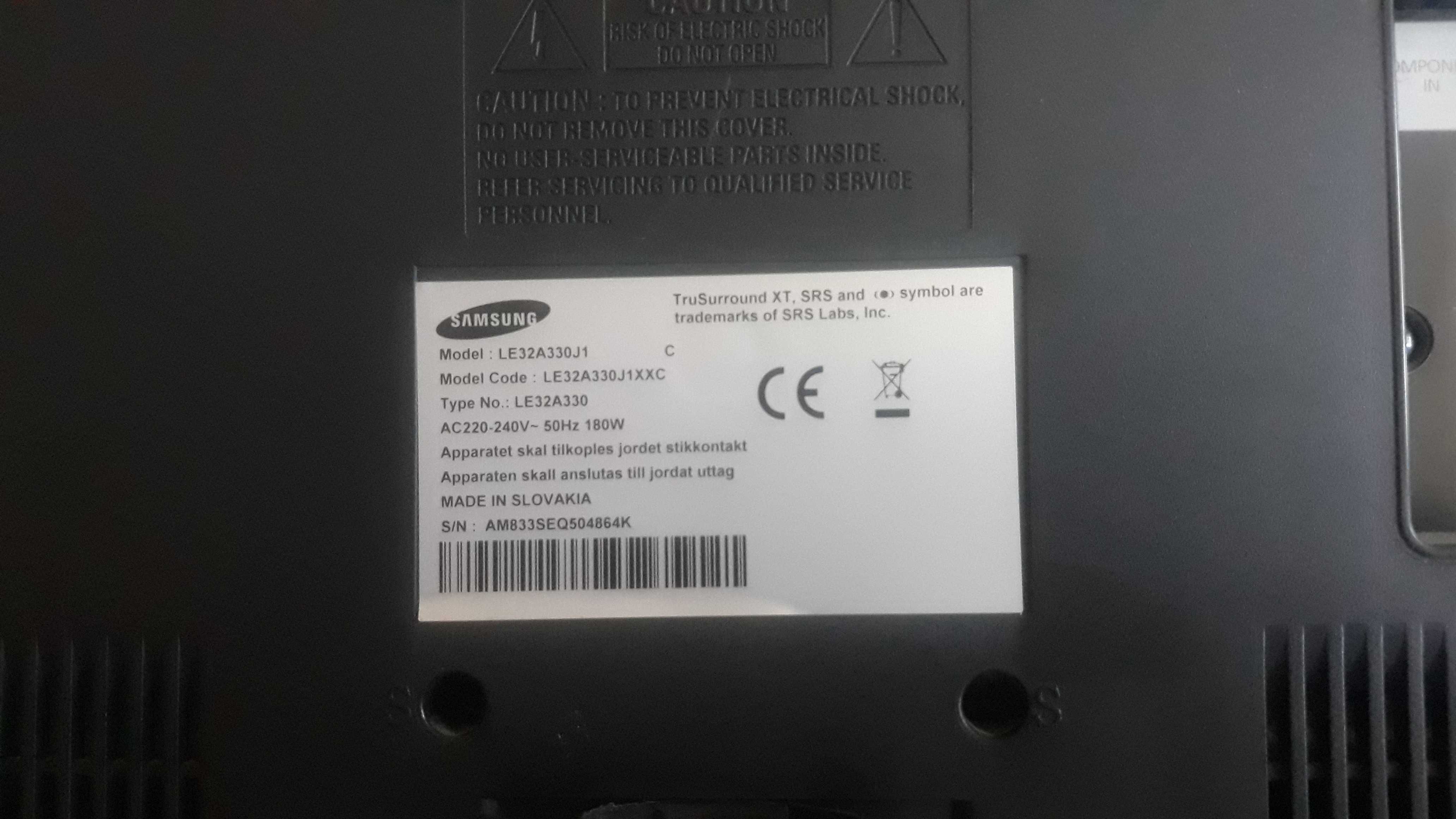 Telewizor Samsung 32 " - Model LE32A33OJ1 Słupsk