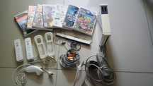 Konsola Nintendo Wii pady gry Just Dance Mario Party 9