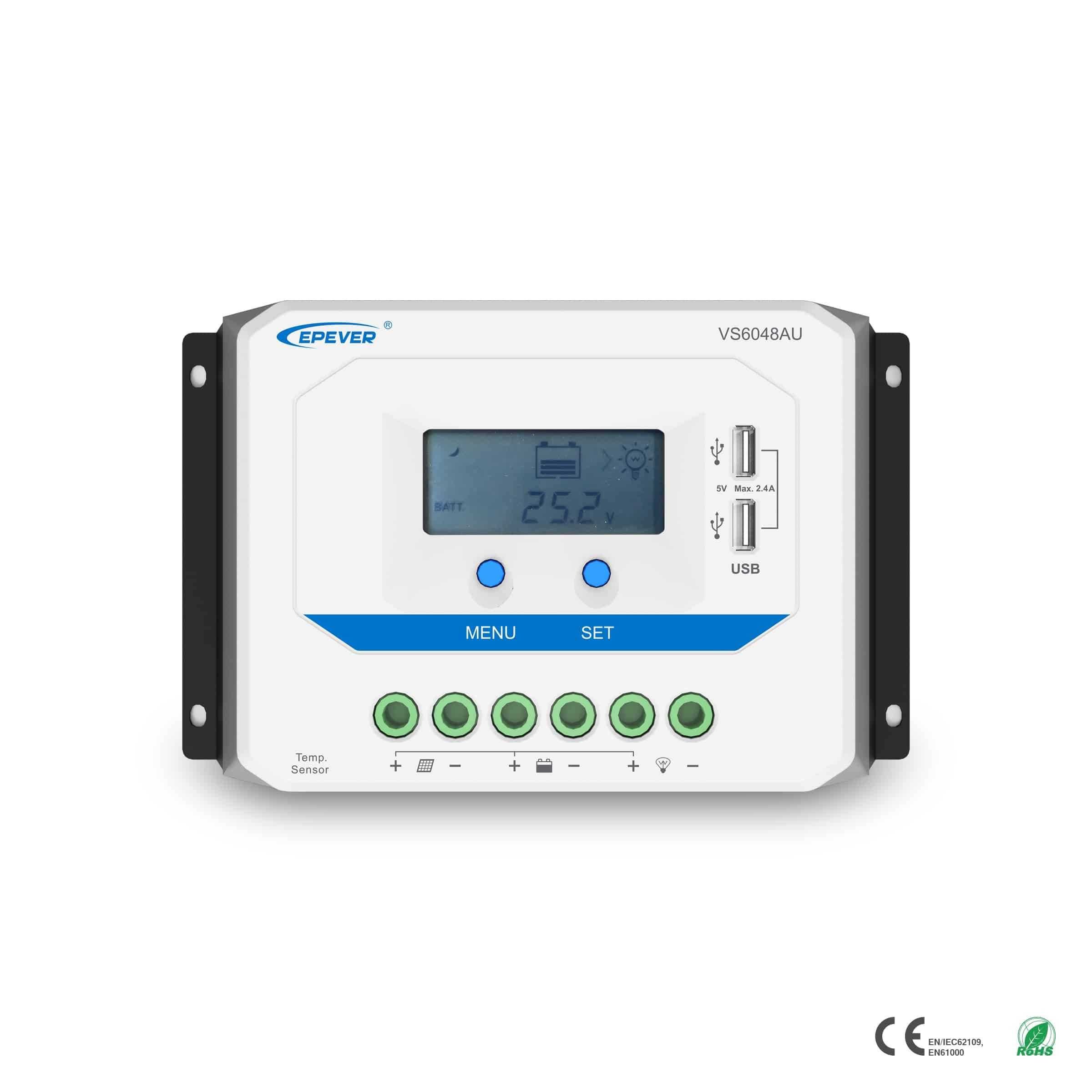 Controlador solar PWM EPEVER VS 20A/30A/45A/60A