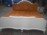 WYSYŁKA Stylowa sypialnia ludwikowska chesterfield
