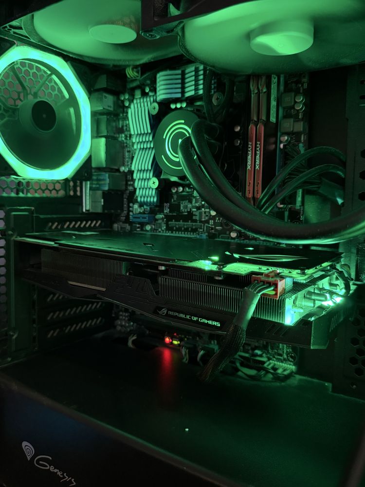 AMD Radeon RX 580 Strix OC 8GB Karta graficzna sprawna