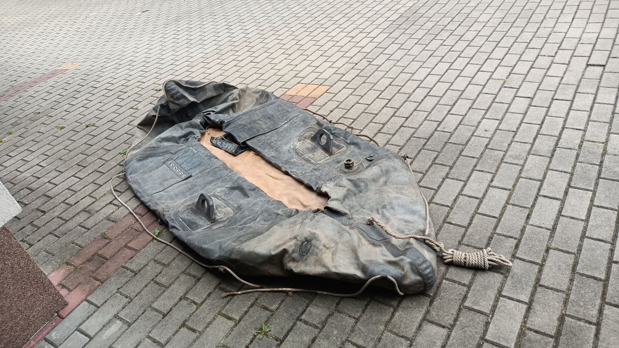 Stary Ponton Wojskowy KT 142 rok 1956 wędkarski Ufimka PRL