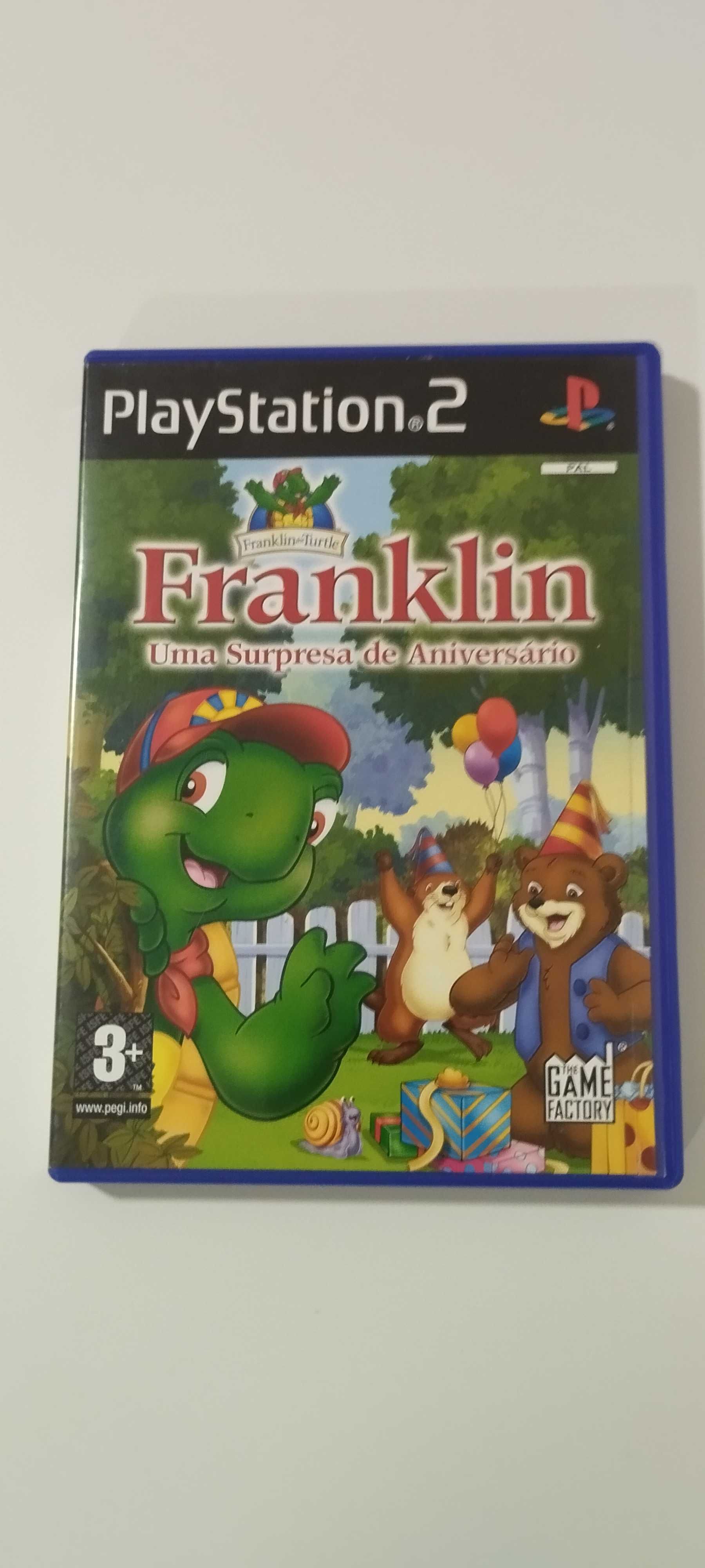 Tartaruga Franklin Uma Surpresa de Aniversário Playstation 2 PS2