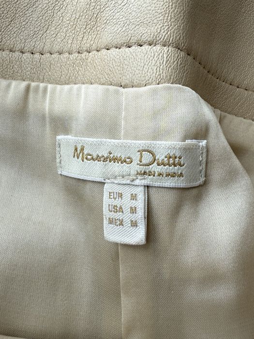 Шкіряні вкорочені брюки Massimo Dutti (limited edition)