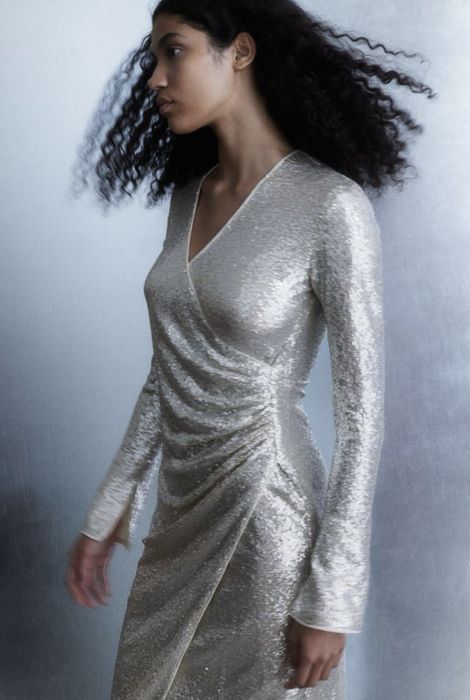 H&M sukienka cekinowa M Nowa cekiny wesele sylwester