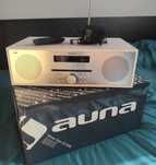 Auna Silver Star CD DAB Radio Internetowe z Bluetooth, CD, DAB+, FM