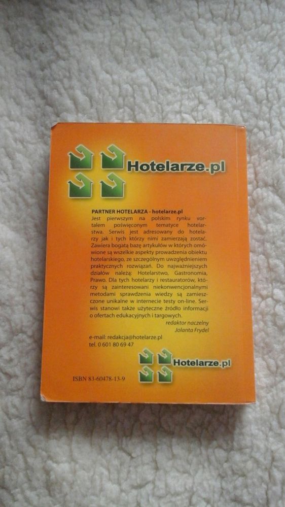 Organizacja i technika pracy w hotelarstwie