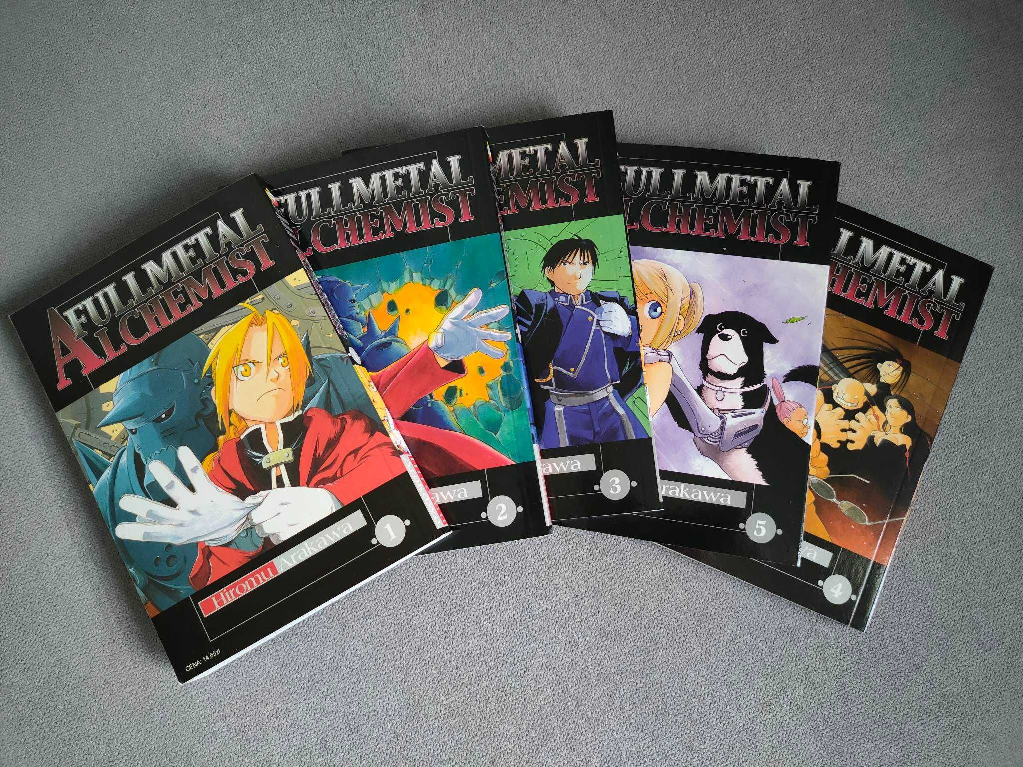 Manga Fullmetal Alchemist tomy 1-5