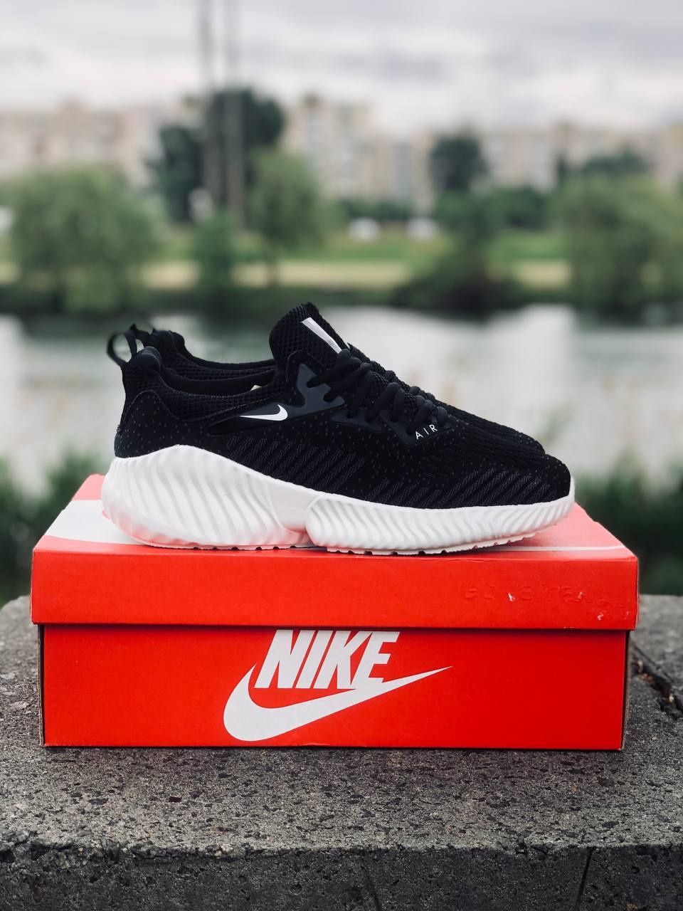 Мужские кроссовки Nike Летние черные кросовки Найк Кросівки Найк