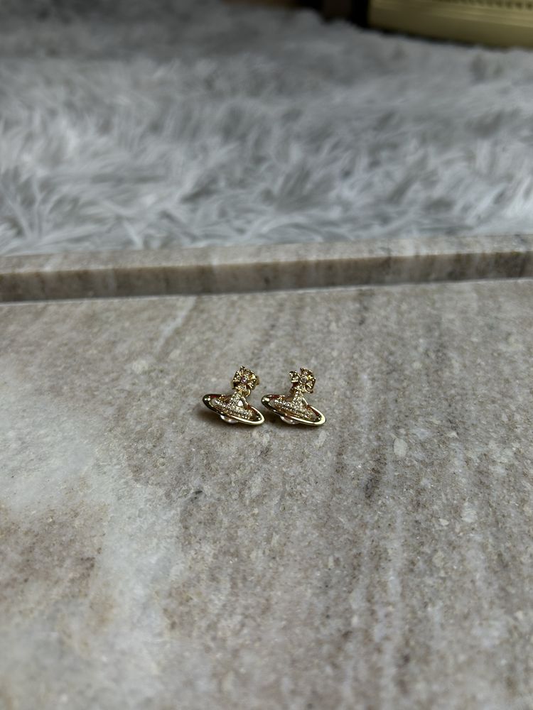 Vivienne Westwood Ladies Sorada Gold Earrings сережки серьги