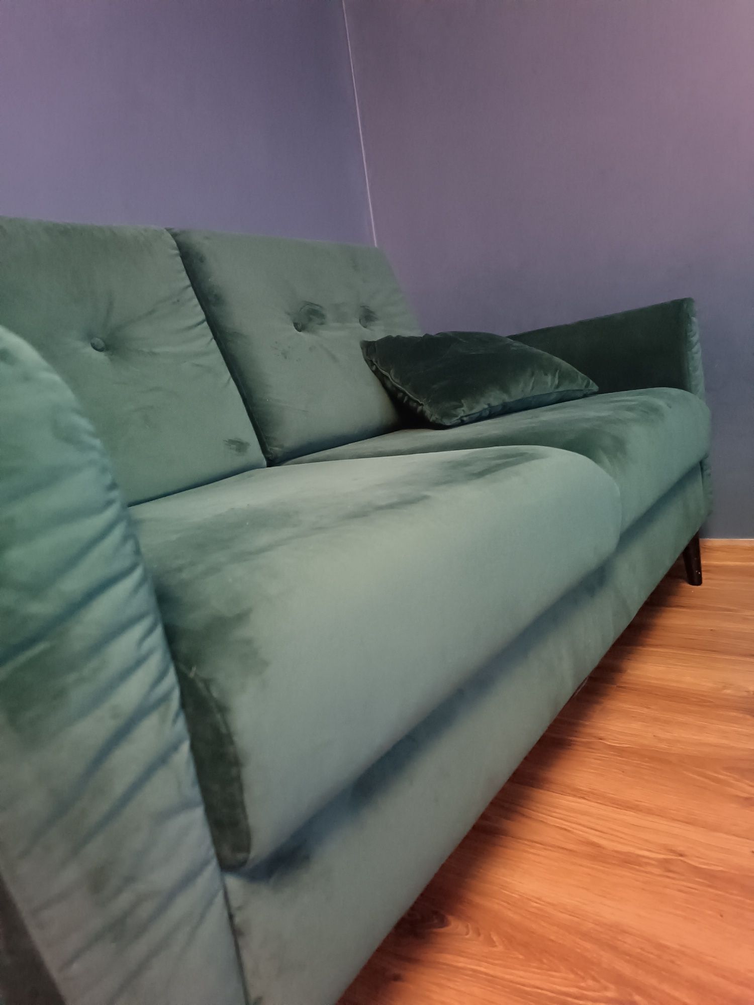 Sofa 2 osobowa butelkowa zieleń